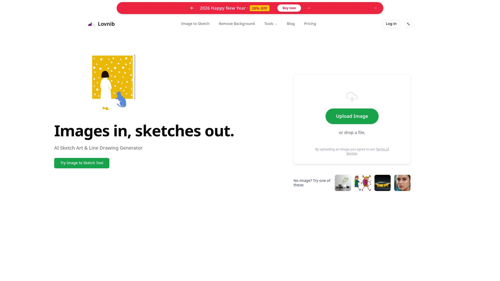 Image to Sketch | Lovnib